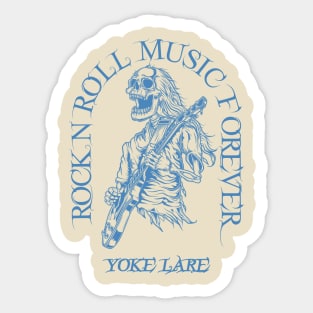 Yoke Lare // Skeleton Rock N Roll Sticker